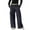 Navy, variant on CQONEPT Cargo Sweatpants for Women Elastic Waisted Wide Leg Fleece Pant Athletic Running Fall Fit Trousers with 4 Pockets Black XXL