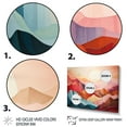 thumbnail image 3 of Designart "Pastel Bold Sunset horizon III" Modern Canvas Print, 3 of 5