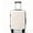 Beige, variant on Zimtown 20 Inch Carry-on Luggage Lightweight Hardside Suitcase with 360° Detachable Spinner Wheels, Unbreakable Travel Luggage, Orange