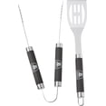 thumbnail image 2 of The Northwest Group Las Vegas Raiders Two-Piece BBQ Grill Utensil Set, 2 of 4