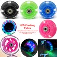 thumbnail image 1 of destyer Metal Children Scooter Wheel Portable 80mm Replacing Repairing Rollerskate Inline Skate Colorful Wheels Part Component Black, 1 of 8