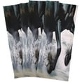 thumbnail image 2 of Dreamtimes Black Horse Kitchen Towels, 18 x 28 Inch Super Soft and Absorbent Dish Cloths for Washing Dishes, 6 PCS Reusable Multi-Purpose Microfiber Hand Towels for Kitchen, 2 of 7