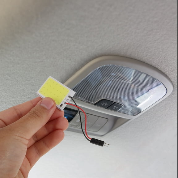 GOOHOCHY 2pcs LED Car Panel Interior Lights Vehicle Interior Dome Map LED Lights Vehicles Interior Reading Plate Light Map Lamp for Car RV Vehicle Automotives