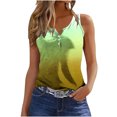 thumbnail image 2 of lSLJS Women's Womens Été Imprimé Round Sports Tops for Extérieur Mince Tops, Tank Tops, 2 of 5