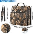 thumbnail image 2 of FORMRS Zipper Binder with Shoulder Strap 2-inch Ring 500 Sheet Capacity File Bag, Metallic Flower, 2 of 5