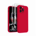 thumbnail image 1 of Chenchen Designed for iPhone 14 Pro Case, Silicone Upgraded [Camera Protection] Phone Case, Soft Anti-Scratch Microfiber Lining Inside, 6.1 inch, Deep Red, 1 of 1