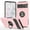 Rosegold, variant on Nalacover Dual-Layers Case for Google Pixel 7, Heavy Duty Rugged PC Soft TPU Shockproof Protective Cover with Magnetic Rotated Ring Holder Kickstand Bracket Lens Protection Case,Silver
