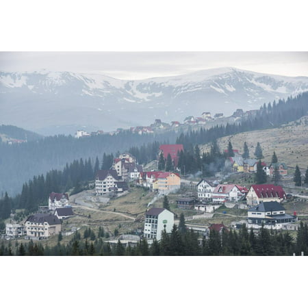 Ranca, a Ski Resort in the Parang Mountains, Carpathian Mountains, Oltenia Region, Romania, Europe Print Wall Art By Matthew