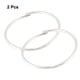 thumbnail image 2 of 2 Pcs 3.5" Dia Metal Scrapbooking Staple Book Binder Loose Leaf Rings Keychain, 2 of 5