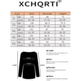 thumbnail image 6 of XCHQRTI Women's V Neck Plus Size Ribbed Pullover Long Sleeve Tunic Casual Tops, 6 of 8
