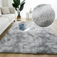 thumbnail image 2 of Multi-size Modern Tie-Dye Soft Fluffy Large Shaggy Rug for Bedroom Livingroom Dorm Kids Room Indoor Home Decorative, Non-Slip Plush Furry Fur Area Rugs Comfy Nursery Accent Floor Carpet, 2 of 6