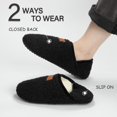 thumbnail image 2 of Zapatillas ATHMILE House para mujer y hombre, interiores, negras, tallas 39-40, 2 of 7