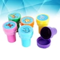 thumbnail image 4 of EeaseMX 6 sellos de plástico con forma de animales marinos y oceánicos, mini sellos para niños, premios escolares, accesorios de aprendizaje, regalo de cumpleaños y fiesta., 4 of 7