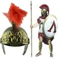 thumbnail image 1 of Casco romano Guerrero dorado ANGGREK Disfraz de cosplay Accesorio 25x19 cm, 1 of 8