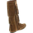 thumbnail image 5 of I LOVE KIDS AVA-18K Children's 3-Layers Fringe Moccasin Style Mid-calf Boots, 5 of 7
