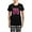 With Checker Pant, variant on CafePress - Pink Octopus Women's Dark Pajamas - Women's Short Sleeve Print T-Shirt and Pants Dark Cotton Pajama Set