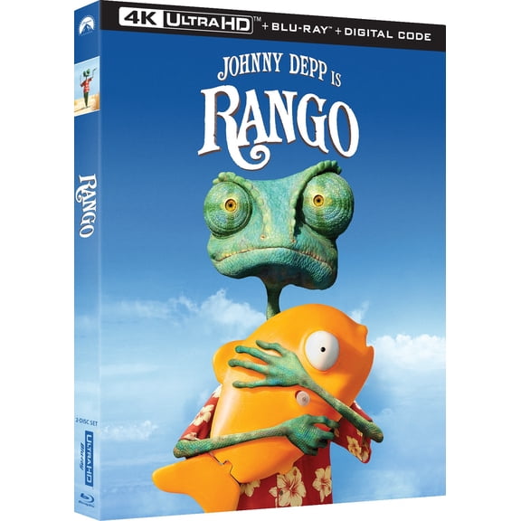 Rango (4K Ultra HD   Blu-ray   Digitial Copy) Paramount, Animation