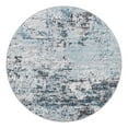 thumbnail image 3 of Unique Loom Leipzig Collection Area Rug - Bach (3' 3" Round Blue/Ivory), 3 of 7