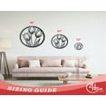 thumbnail image 3 of Metal Spring Tulips Wall Art - 14 Color Options 18, 3 of 5