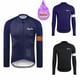 thumbnail image 2 of Conjunto de maillot de ciclismo Raplia Pro Team para hombre, manga larga, térmico, polar, para bicicleta de montaña y carretera, 2 of 5
