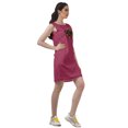 thumbnail image 5 of Moomaya Solid Tunic Dress Casual Embroidered Dress Women Sleeveless Dress, 5 of 6