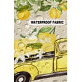thumbnail image 5 of Pack of 2 Outdoor Pillow Covers, Rustic Truck with Yellow Lemon Wooden Board Waterproof Square Throw Pillowcase Cushion Decorative Pillow Covers for Couch Patio Tent, 26x26 in, 5 of 6