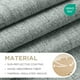 thumbnail image 2 of Cortinas opacas Joydeco de lino natural, 132 x 160 cm, 2 paneles, 2 of 8