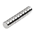 thumbnail image 2 of Small Round Rare Earth Magnets 10Pcs Plated Strong Neodymium Magnets For DIY Crafts Industrial Office Home Use, 2 of 3