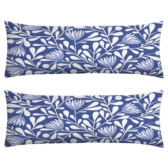 Tribal Patterns Rustic Body Pillow Cover 20x54 - Artistic Long Pillow Case with Invisible Zipper - Bohemian & Nordic Style - Soft & Cozy Pillowcase