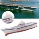 thumbnail image 2 of Mini RC Boat Warship Model Simulation Navy Battleship Speedboat Toy heqiyong LED, 2 of 2