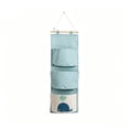 thumbnail image 2 of Hanging Pocket Organizer, Wall Mount Storage Bag, Foldable Door Caddy, Durable Tear Proof Fabric and Sturdy Hanging Rope for Dorm Rooms, Bathroom Walls, and Bedroom Closets., 2 of 7