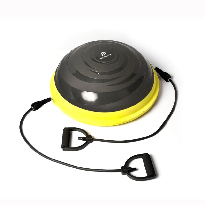 Body factor balance training ball with resistance tubes hotsell