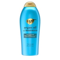 OGX Renewing Argan Oil Moisturizing Daily Shampoo to Soften & Strengthen, 25.4 fl oz