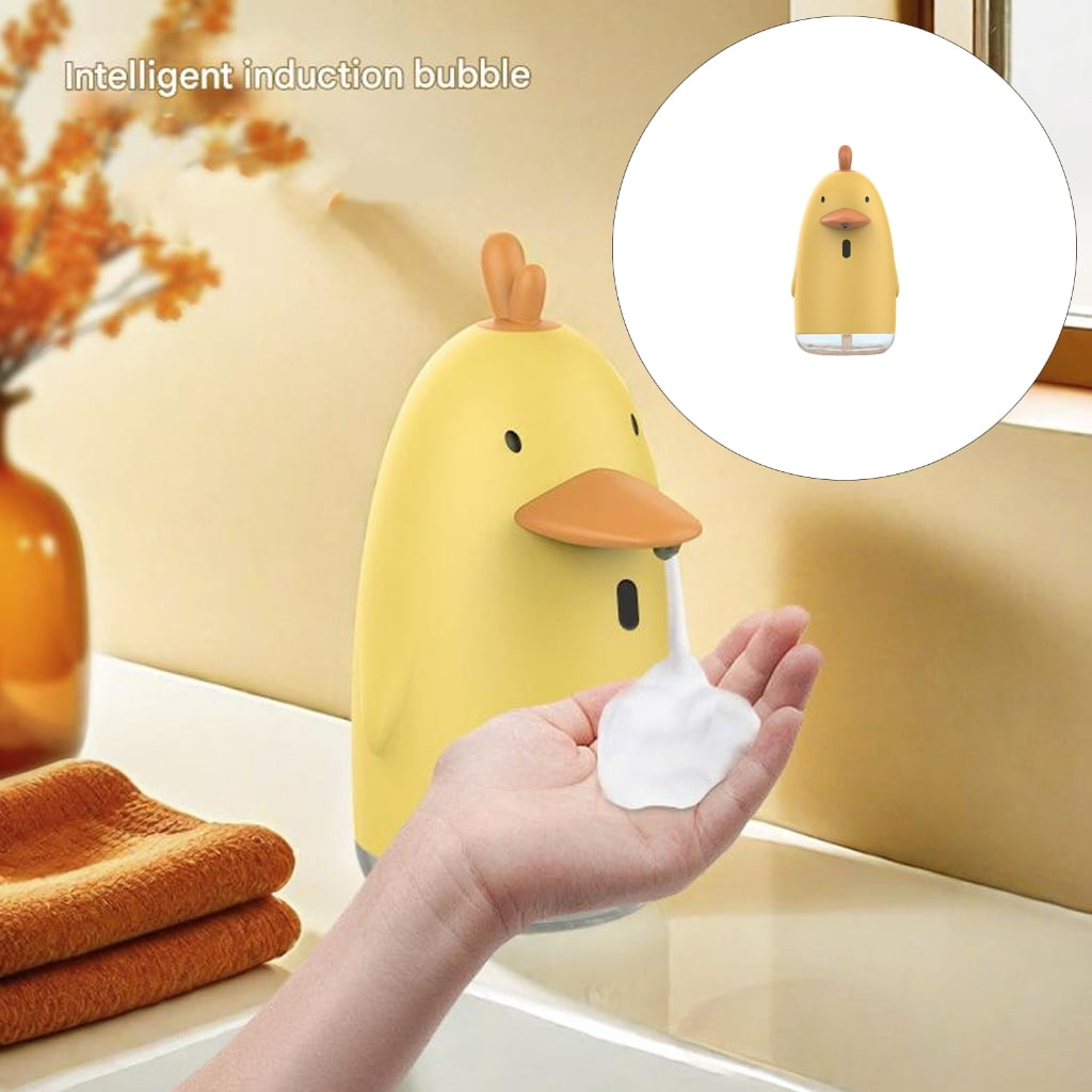Automatic Foaming Soap Dispenser Lovely Ducks Touchless Hand Soap Foam Dispenser Induction Hand Washer for Hotel Bathroo