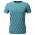 thumbnail image 1 of Tops para hombre, blusas y camisas de cuello redondo y manga corta para hombre Tops de cuello redondo y manga corta para hombre Ropa casual de moda europea Blusas para correr y entrenar Camisas Blusa, 1 of 4