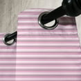 thumbnail image 3 of Ambesonne Geometric Grommet Curtain, Pink Tones Stripes, 50" x 96", Pink Grey White, 3 of 6