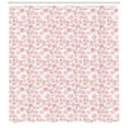 thumbnail image 3 of Ambesonne Flower Shower Curtain, Bridal Roses Field Art, 69"Wx84"L, Pale Pink Pale Green, 3 of 3