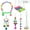 Set1, variant on CHBORLESS Bird Parakeet Toy for Swing Hanging Standing Chewing Hammock Bell Toy,6 Pack (Set1)
