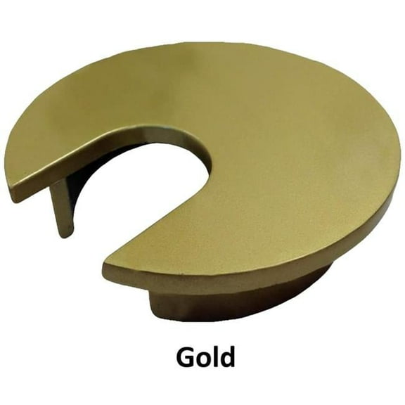Electriduct  2 in. Metal Desk Grommet - Gold