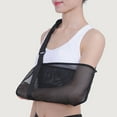 thumbnail image 4 of Happydeer Arm Sling Abrasion Resistant Adjustable Hollow Out Mesh Breathable Wide Shoulder Strap Support Less Stress Medical Shoulder Stabilizer Postoperative Supplies, 4 of 13