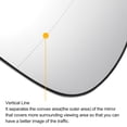 thumbnail image 4 of Unique Bargains Right Passenger Side Rearview Mirror Glass Replacement Heated Fit for for OPEL Corsa C for VAUXHALL, 4 of 6
