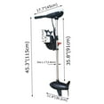 thumbnail image 2 of 240lbs Thrust Electric Outboard Motor Outboard Engine Saltwater Electric Trolling Motor 24V, 2 of 15
