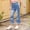 Dark Blue, variant on DuoJiaJ Girls Pearl Bow Embroidered Jeans Wide Leg Flare Denim Pants With Elastic Waist For Toddler Kids Girls Light Wash Jeans Size 2-3 Years,Blue