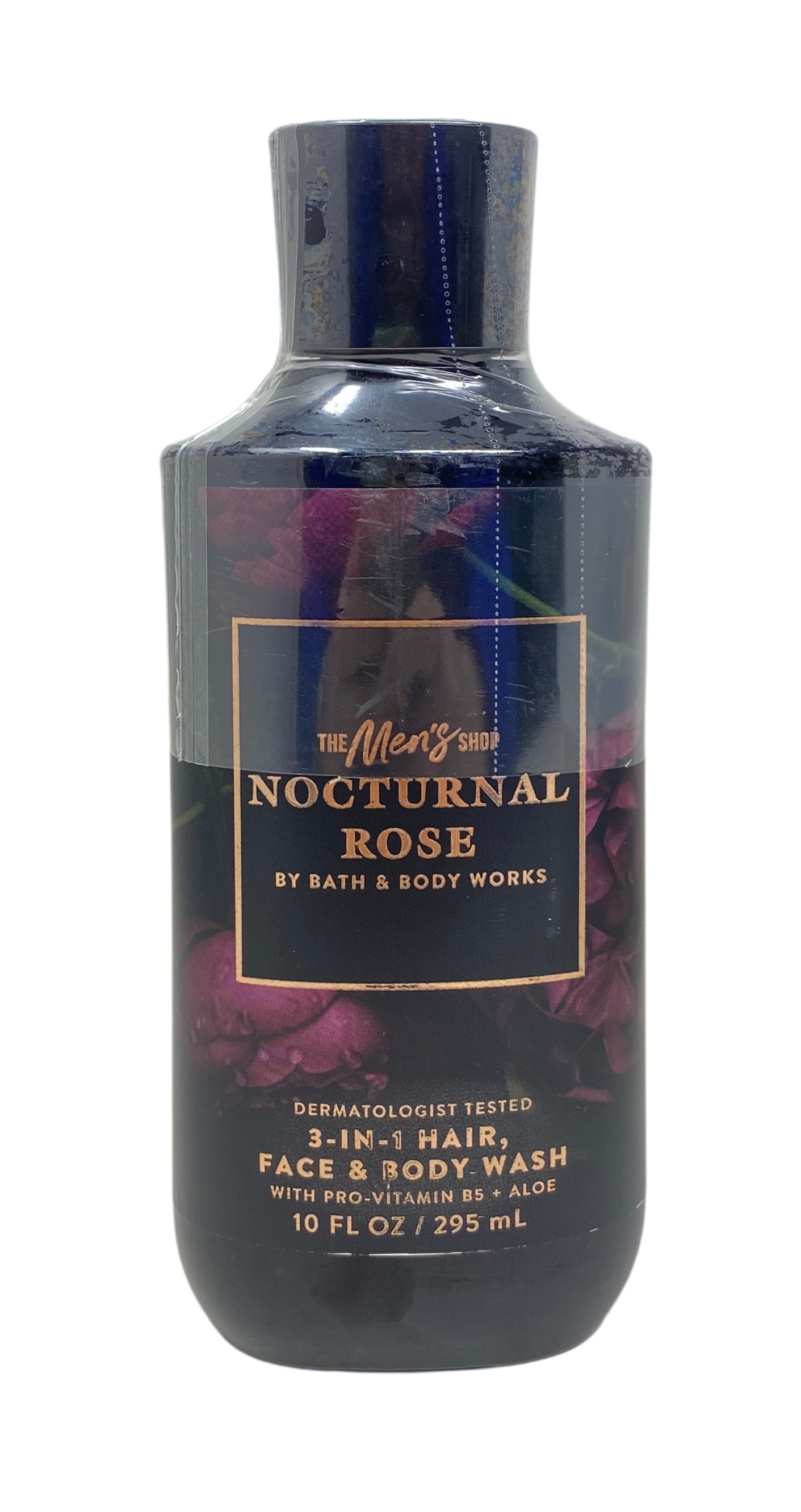 Bath & Body Works The Men's Collection 2 Nocturnal Rose 3-in-1 Hair, Face & Body Wash with a Charcoal Scrub Bar Soap