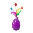 thumbnail image 3 of Easter Cat Toy, Wobble-Free Easter Teaser with Bell for Cats, Multicolor Plastic Interactive Play Toy, Sturdy & Pet-Safe Easter Decoration for Indoor Fun, 6x6x20 cm Cat Teaser Wand, 3 of 7