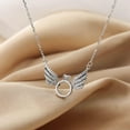 thumbnail image 4 of PVCS Angel Wing Necklace,Angel Diamond Pendant Necklace, 4 of 7
