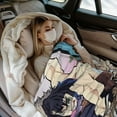 thumbnail image 5 of Hashibira Inosuke Anime Printed Soft Flannel Plush Throw Blanket Warm Comfortable Seasons Suitable Sofa Bedroom Office 30x40 Inosuke-1, 5 of 5