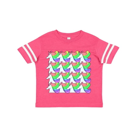 

Inktastic Rainbow Unicorn Pattern Gift Toddler Boy or Toddler Girl T-Shirt
