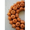 thumbnail image 4 of ORANGE FAUX PUMPKIN WREATH, 4 of 5