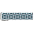 thumbnail image 3 of Ambesonne Boho Fabric by the Yard Upholstery, Folkloric Morocco Tile Inspire, 3 Yards, Seafoam Dark Blue, 3 of 5